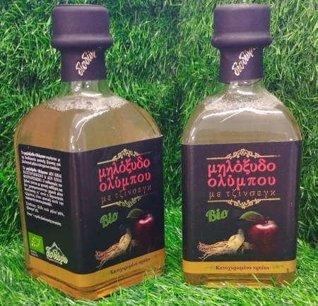 ΜΗΛΟΞΥΔΟ ΜΕ ΤΖΙΝΣΕΝΓΚ 250ml BIO